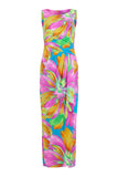 TIA multi coloured maxi dress