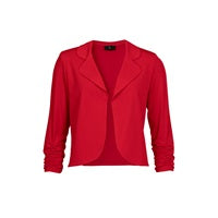 TIA red short dress jacket