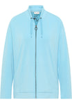 LEBEK easywear turquoise zip jacket