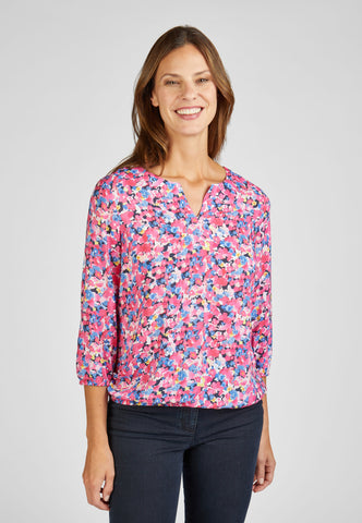 RABE pink floral pattern blouse