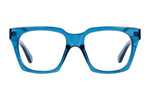 INEZ transparent light blue reading glasses