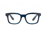 TOMINE transparent dark blue reading glasses