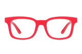JOJO solid red reading glasses