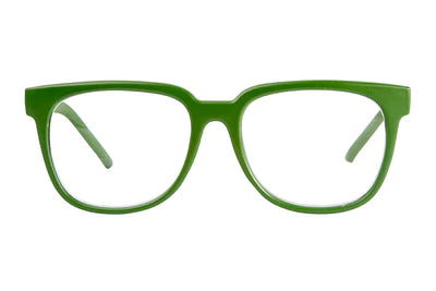 BEATRIX green matt reading glasses