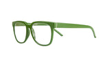 BEATRIX green matt reading glasses