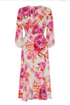 TIA rose pattern dress