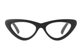 SCARLETT mat black reading glasses