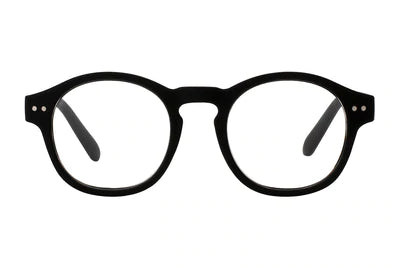 ZAC black rubber reading glasses The Forgotten Lady